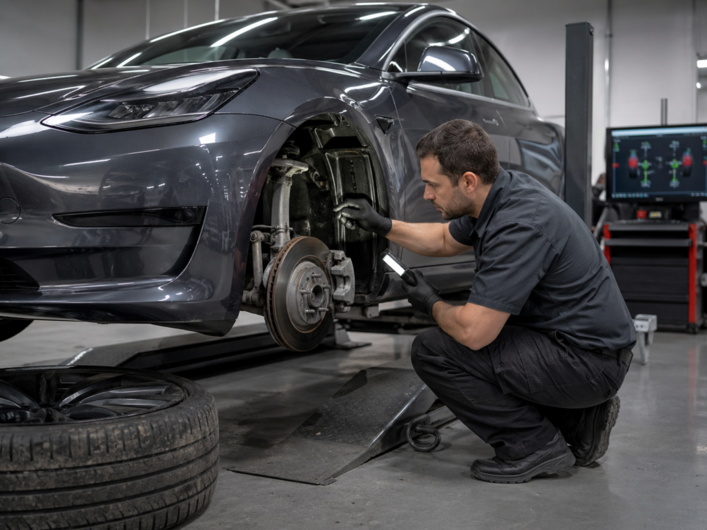 Почему подвеска на tesla требует особого внимания